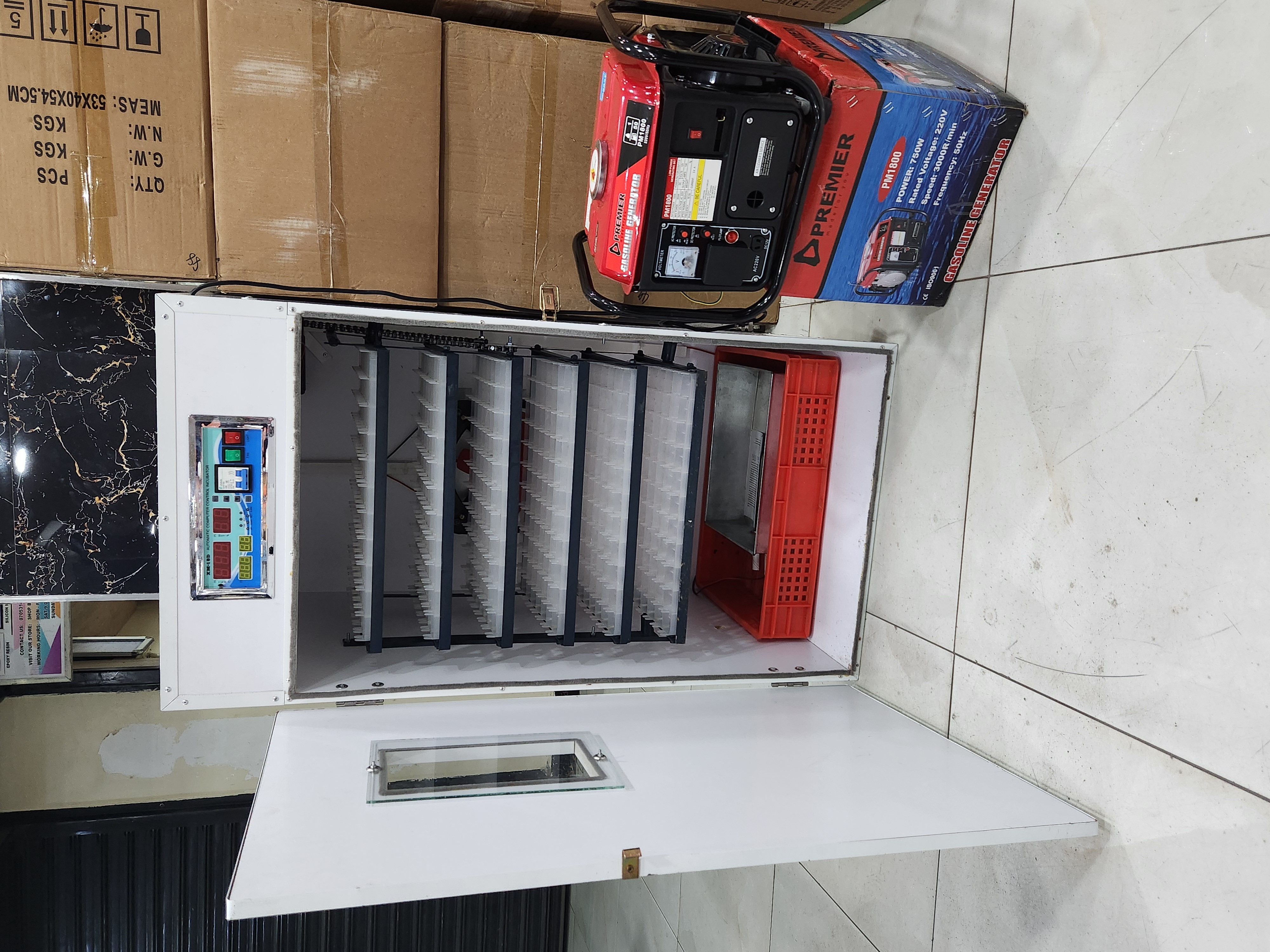 🐣🥚 528 EGGS AUTOMATIC INCUBATOR HALF HATCHER